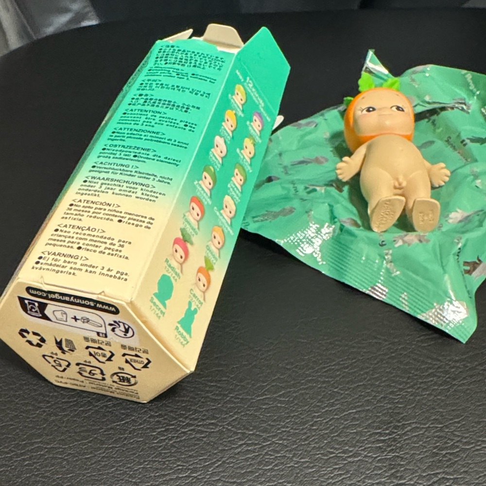 NWT in Opened Box Sonny Angel Vegetable Series Carrot 🥕 Authentic Blind Box - Picture 5 of 5